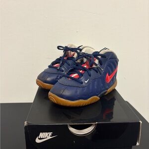 Nike Kids Navy and Red Sneakers